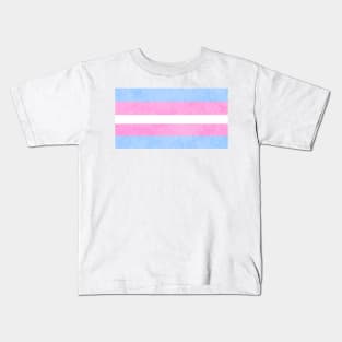 Shimmer Trans Pride Flag Kids T-Shirt